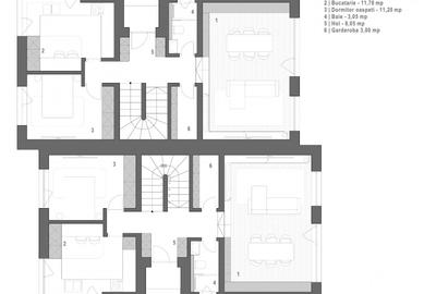 Duplex cu 6 camere cu Canalizare în Dezmir - 8