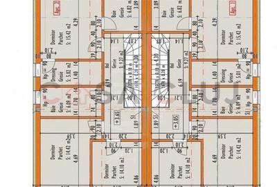 Duplex cu 4 camere cu Canalizare în Borhanci - 6