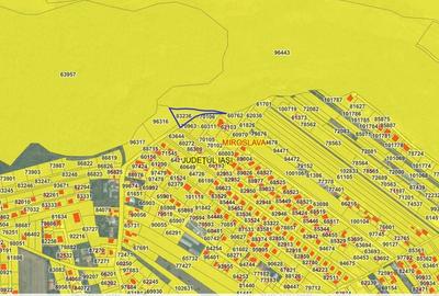 Teren de 1880 mp, în Miroslava