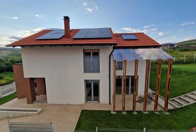 Casa premium la intrare in Chinteni, 514 mp teren, panouri solare - 13