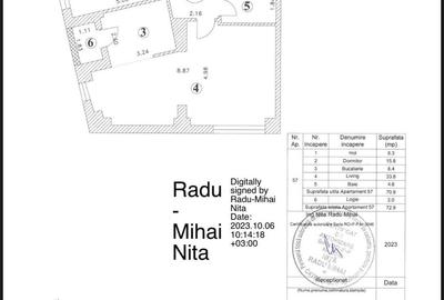 Apartament cu 2 camere decomandat în Central - 13