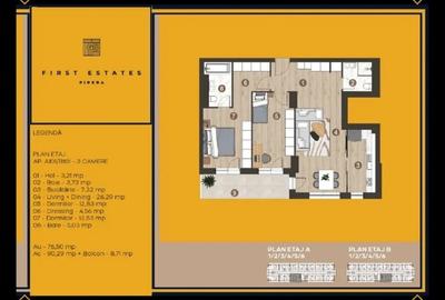 Apartament 3 Camere cu finisaje premium | zona Pipera Plaza | Prima Inchiriere - 11