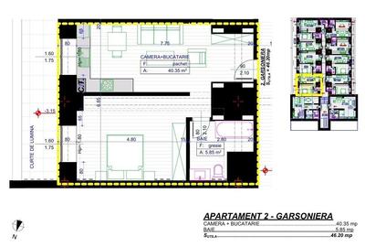 Apartament cu 2 camere decomandat în Popoveni - 5