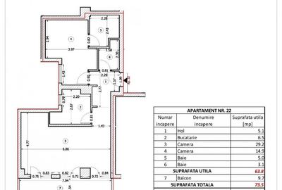 2 camere, 2 bai, ?epe? Voda Residence, etaj 2 la cheie PROPRIETA - 14