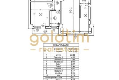 Apartament cu 3 camere decomandat, mobilat în Pipera - 14