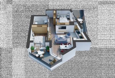 Apartament cu 3 camere semidecomandat, mobilat în Mihai Viteazul - 7