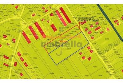 De vanzare parcele teren intravilan intre 550-580/?/111 /? Chinteni - 2