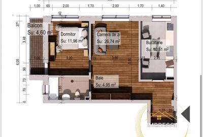 Apartament cu 2 camere în Burdujeni - 4