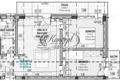 Apartament cu 3 camere semidecomandat în Baciu - 5