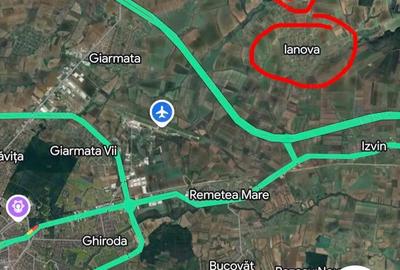 Teren de 1493 mp, în Ianova - 2