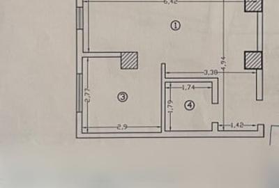 Apartament cu 3 camere nedecomandat, mobilat în Tătărași