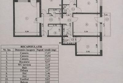 Apartament 4 camere zona Mihalache - Turda |Necesita Renovare | Centrala Termica - 1