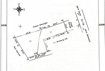 Teren intravilan Domne?ti, Central langa Liceu, pe malul - 2