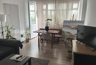 Apartament cu 3 camere semidecomandat, mobilat în Grivița
