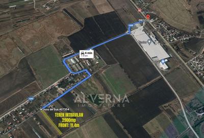 Teren intravilan - cadastrat - 2900mp - front 11.4m - Jucu de Mijloc - 2