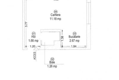 Apartament cu o camera de vanzare - ideal pentru investitie - fara comision