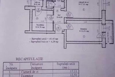Apartament cu 2 camere decomandat în Central - 1