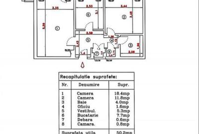 Apartament cu 2 camere decomandat în Basarabia - 10