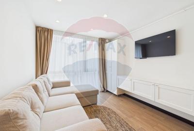 Apartament cu 2 camere semidecomandat, mobilat în Pipera