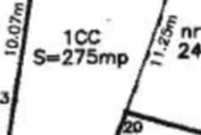 Teren de 275 mp, în Central