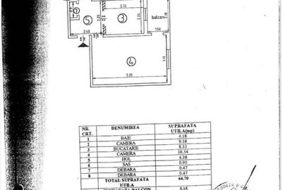 Apartament cu 2 camere decomandat, mobilat în Dacia - 1