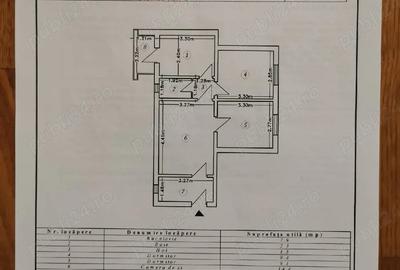 Apartament cu 3 camere semidecomandat în Central - 3