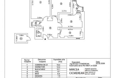 Apartament cu 2 camere decomandat, mobilat în P-ța Unirii - 19