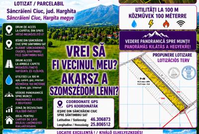 Teren Construcții intravilan de 5600 mp, în Sâncrăieni - 1