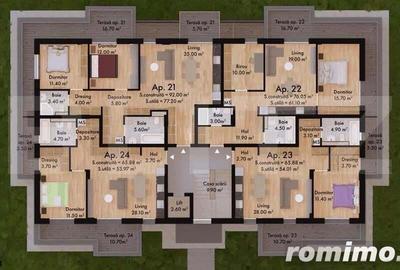 Apartament cu 2 camere semidecomandat în Central - 14