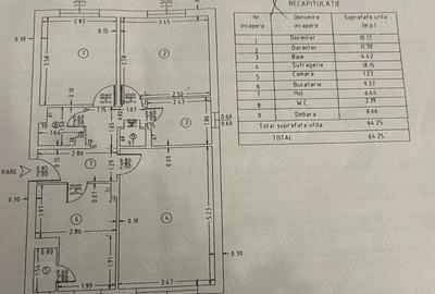 Apartament 3 camere, decomandar, parter, str. Grigore Procopiu - 2