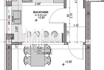 Apartament cu 2 camere decomandat în Turnișor - 13