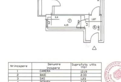 Apartament cu 2 camere semidecomandat în P-ța Romană - 12