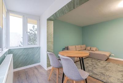 Chirie 2 camere Astra Brașov: 57 mp, AC și două balcoane închise - 5