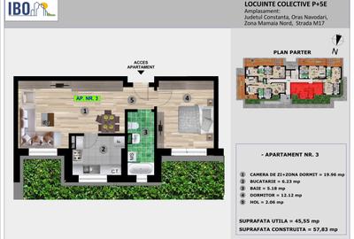 Apartament cu 2 camere decomandat în Nord - 4