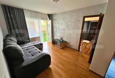 Apartament cu 2 camere semidecomandat, mobilat în Baciu