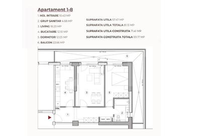 Apartament cu 2 camere decomandat în Craiovița Nouă - 4