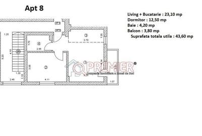 Apartament cu 2 camere în Cornetu - 1