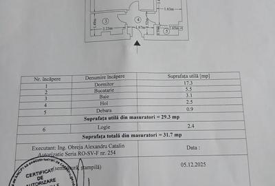 Garsonieră decomandată în Central