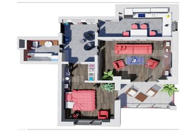 Apartament cu 2 camere în Tudor Vladimirescu