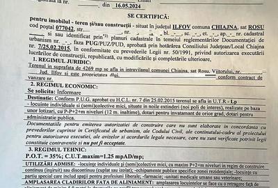 Teren agricol intravilan de 4263 mp, în Roșu - 3