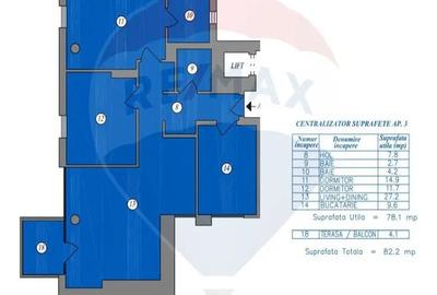 Apartament cu 3 camere decomandat în Națiunile Unite - 1