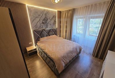 Apartament cu 3 camere semidecomandat, mobilat în Noua