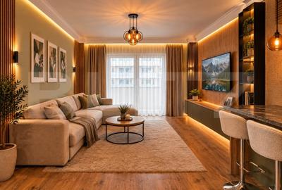 Apartament cu 2 camere semidecomandat, mobilat în Florești