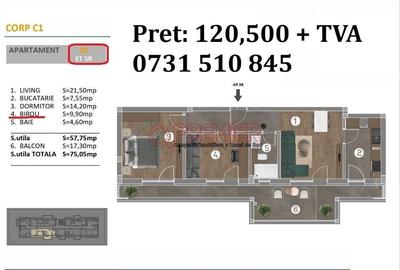 Apartament cu 2 camere în Central - 2