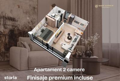 Apartament cu 2 camere în Militari - 2