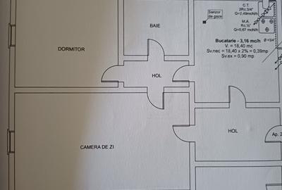 Apartament cu 2 camere decomandat în Exterior Vest