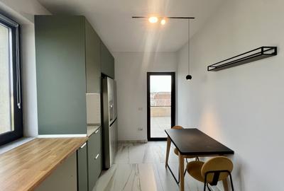 Penthouse cu 2 camere semidecomandat, mobilat în Giroc - 8