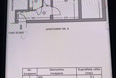 Apartament cu 2 camere semidecomandat în Central - 1