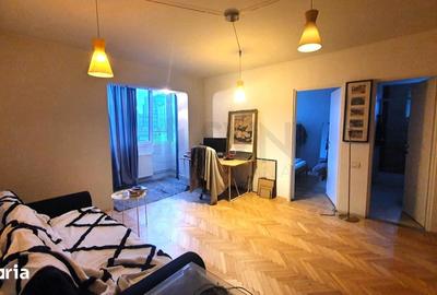 Apartament cu 2 camere semidecomandat, mobilat în Ultracentral