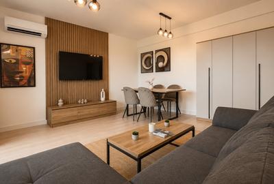 Apartament cu 2 camere decomandat, mobilat în Jiului